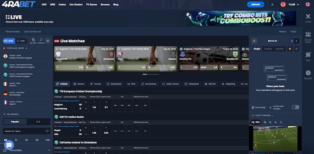 4rabet homepage