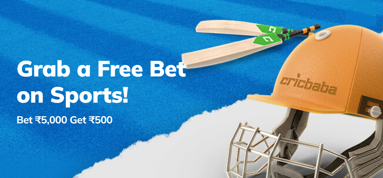 Cricbaba Free Bet Promo