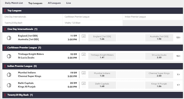 Funbet Cricket Betting