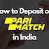 How to Deposit on Parimatch in India