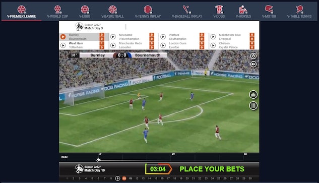 Rabona Virtual Sports Betting
