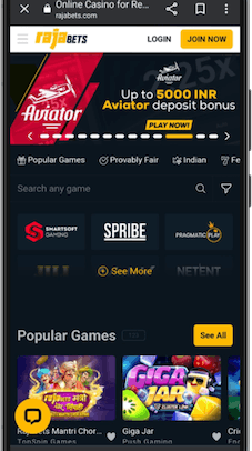 Rajabets Aviator Bonus